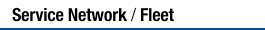 Service Network / Fleet